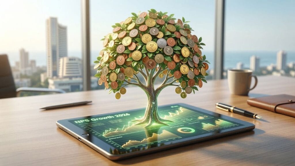 Best Retirement Plans in India: National Pension System (NPS) मध्ये दीर्घकालीन वाढ आणि पेन्शन निधी.