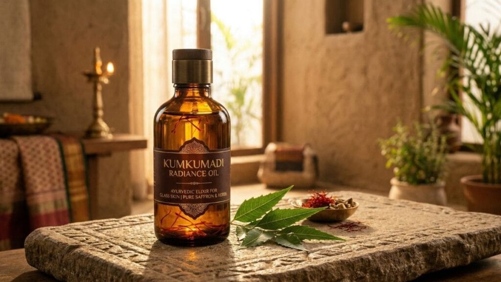 आयुर्वेदिक पद्धतीने कुमकुमादी तेल वापरून मिळवा कोरियन ग्लास स्किन (Korean Glass Skin).