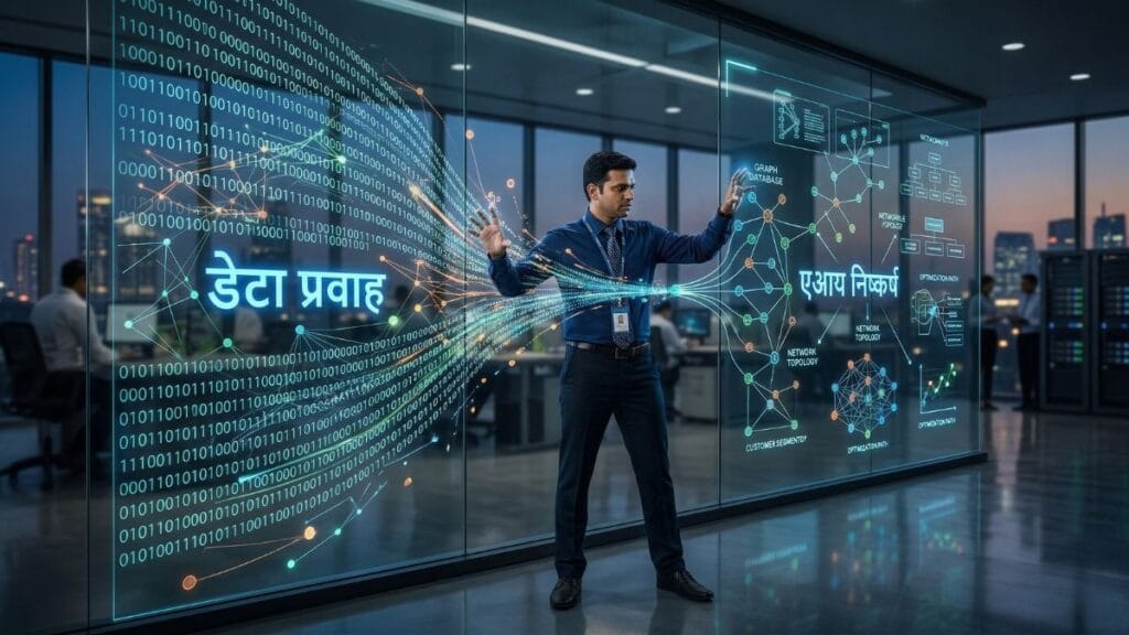 फ्री एआय स्किल्स कोर्सेस 2026 चा वापर करून डेटा आणि एआय वर्कफ्लो समजून घेणारा एक आयटी प्रोफेशनल.