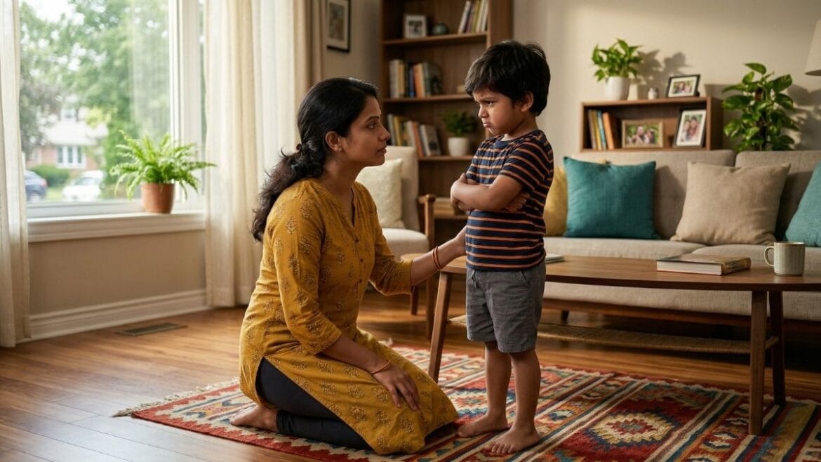 शांत आई आणि हट्टी मुलगा यांच्यातील संवाद - मुलांचा हट्टीपणा आणि चिडचिडेपणा कमी करण्याचे उपाय.