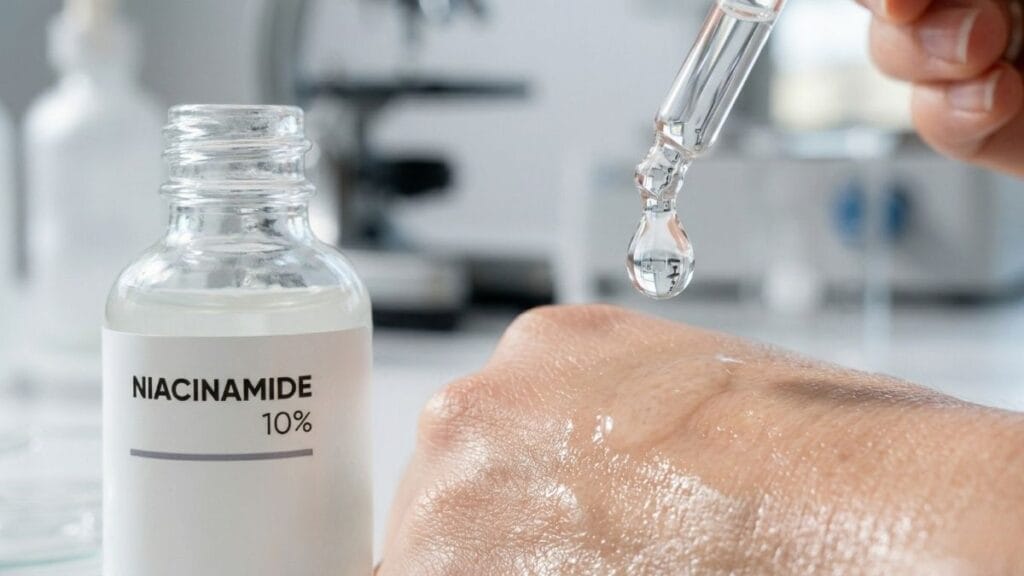 कोरियन ग्लास स्किन (Korean Glass Skin) त्वचा चमकदार करण्यासाठी नियासिनामाइड सीरम आणि हायड्रेशनचे महत्त्व.