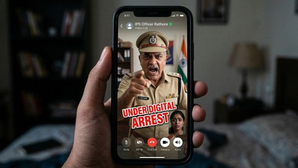 व्हिडिओ कॉल स्कॅमद्वारे Digital Arrest Scam म्हणजे काय ते समजून घ्या.
