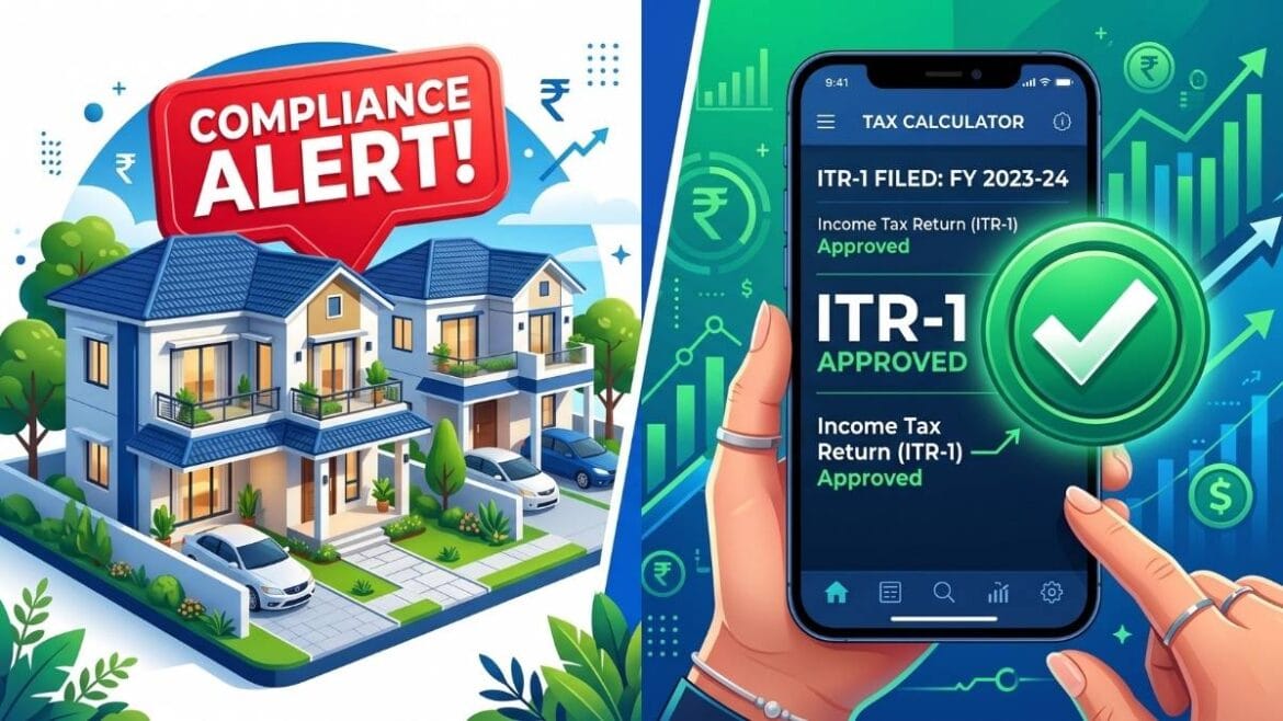 ITR-1 Sahaj Eligibility criteria changes for individual taxpayers owning multiple house properties in India.